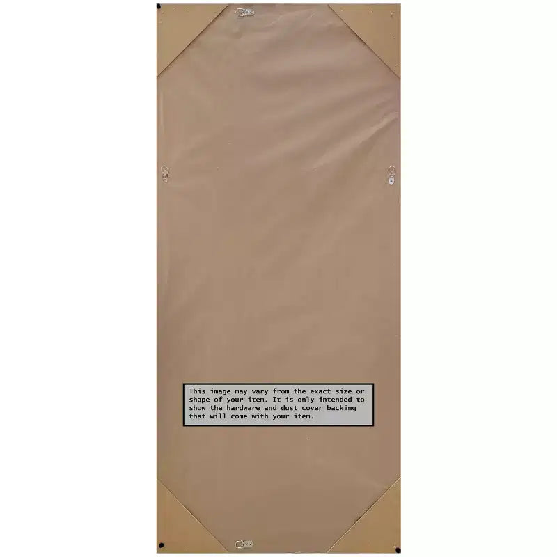 Specchio da pavimento reclinabile Amanti Art Signore Bronze Wood senza smusso 28" x 64"