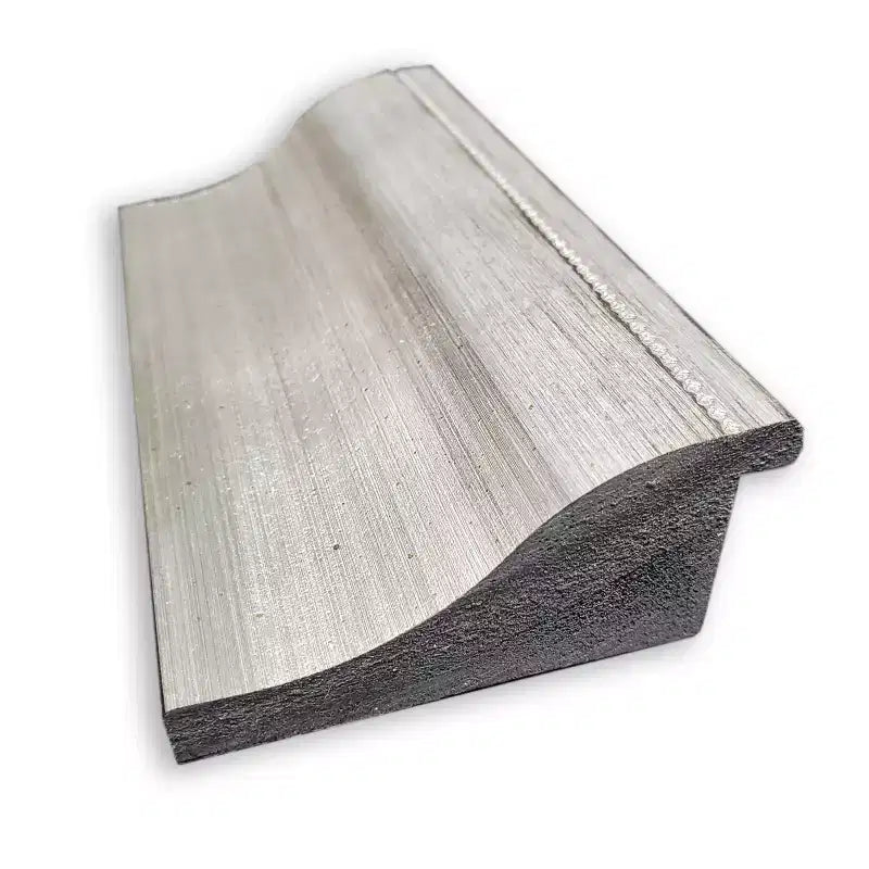 Specchio da parete per bagno in argento lucido non smussato da 41" x 29" - Amanti Art: Cornice moderna in polistirene, hardware di montaggio incluso