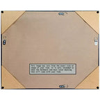 Specchio da parete per bagno in argento lucido non smussato da 41" x 29" - Amanti Art: Cornice moderna in polistirene, hardware di montaggio incluso