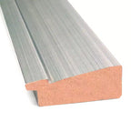 Specchio da porta stretto 18" x 52" in legno argento Romano senza bordo - Amanti Art: specchio da armadio moderno a figura intera da appendere