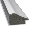 Specchio da Parete Stretto per Bagno 40" x 28" con Cornice Bianca non Smerigliata - Amanti Art: Cornice Moderna in Polistirolo, Include Ferramenta per il Montaggio