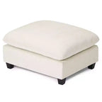 WestinTrends Augusta 68.5 Poltrona chaise longue da interno imbottita in ciniglia