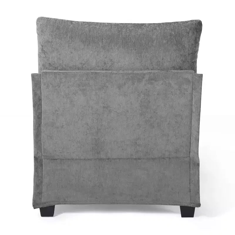 WestinTrends Augusta 68.5 Poltrona chaise longue da interno imbottita in ciniglia
