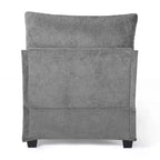 WestinTrends Augusta 68.5 Poltrona chaise longue da interno imbottita in ciniglia