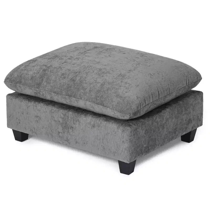 WestinTrends Augusta 68.5 Poltrona chaise longue da interno imbottita in ciniglia