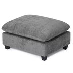 WestinTrends Augusta 68.5 Poltrona chaise longue da interno imbottita in ciniglia