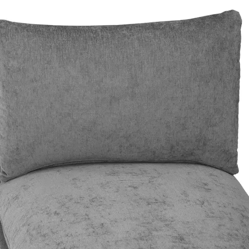 WestinTrends Augusta 68.5 Poltrona chaise longue da interno imbottita in ciniglia