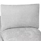 WestinTrends Augusta 68.5 Poltrona chaise longue da interno imbottita in ciniglia