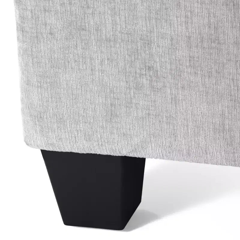 WestinTrends Augusta 68.5 Poltrona chaise longue da interno imbottita in ciniglia