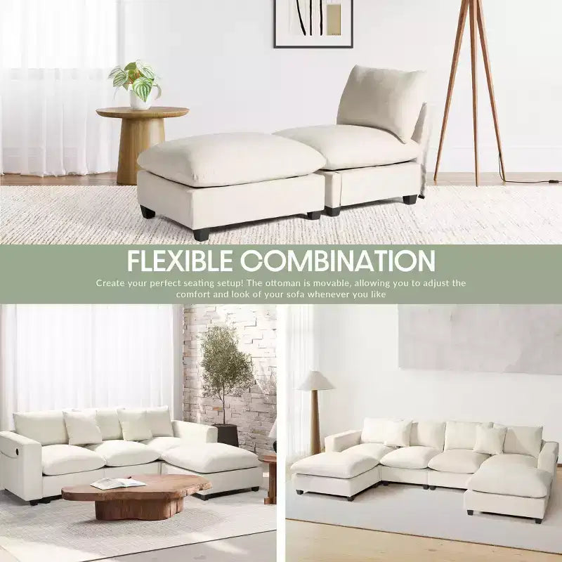 WestinTrends Augusta 68.5 Poltrona chaise longue da interno imbottita in ciniglia