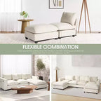 WestinTrends Augusta 68.5 Poltrona chaise longue da interno imbottita in ciniglia