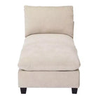 WestinTrends Augusta 68.5 Poltrona chaise longue da interno imbottita in ciniglia