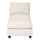 WestinTrends Augusta 68.5 Poltrona chaise longue da interno imbottita in ciniglia