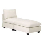 WestinTrends Augusta 68.5 Chenille Upholstered Indoor Chaise Lounge Chair