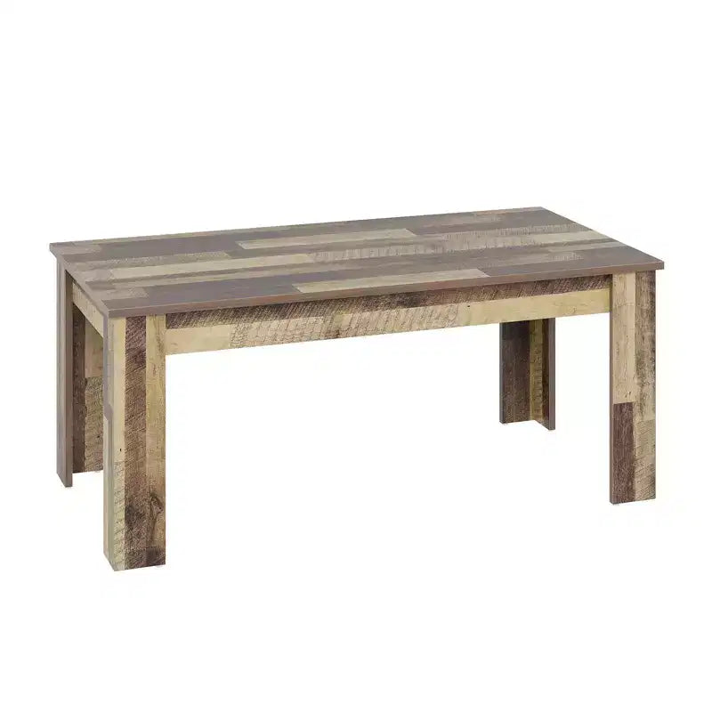 Tavolo da pranzo da 63 pollici per 4-6 persone, tavolo da cucina rustico, rettangolare, in legno, per sala da pranzo, cucina