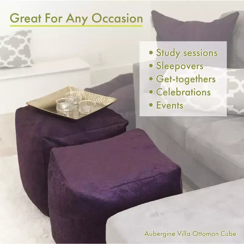Majestic Home Goods, Cube Pouf Links