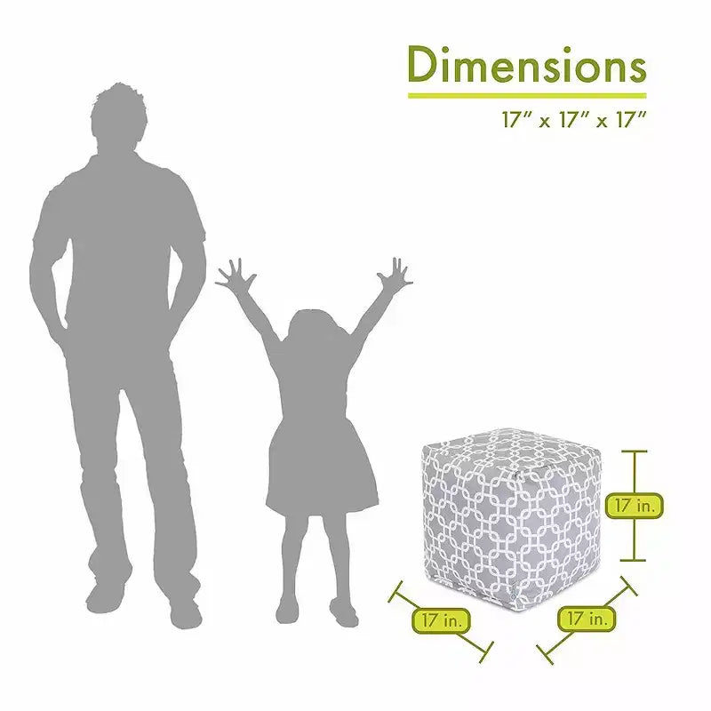 Majestic Home Goods, Cube Pouf Links