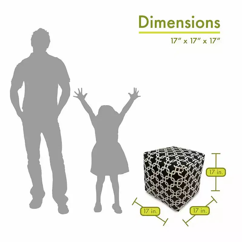 Majestic Home Goods, Cube Pouf Links
