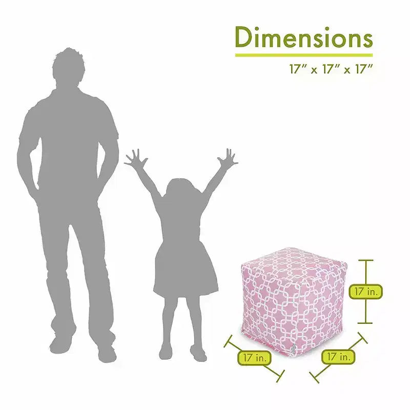 Majestic Home Goods, Cube Pouf Links