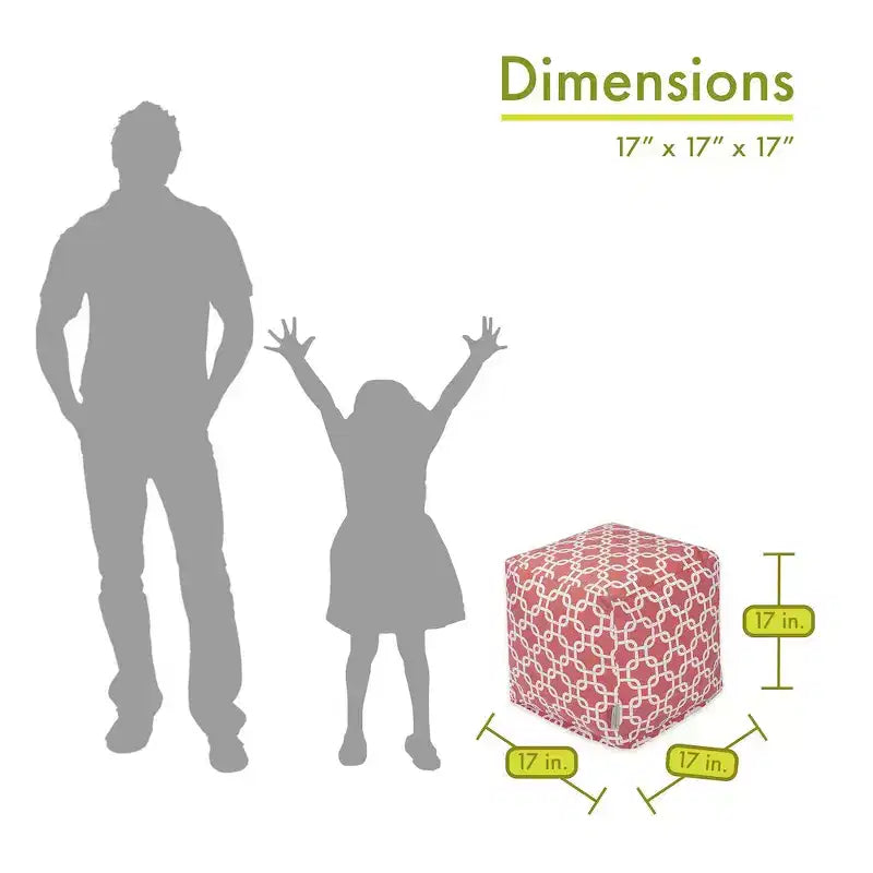 Majestic Home Goods, Cube Pouf Links