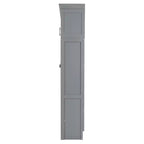 Letto a muro Murphy Queen Size in legno con armadietti superiori e portabottiglie, letto a scomparsa con armadietto e piattaforma