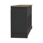 Madia Galano a 2 cassetti con ante a specchio 58,7 L x 15,7 P x 29,2 H