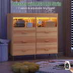 Comò Fasciatoio con Cassetti, Comò per Cameretta con Piano Fasciatoio, Organizer Fasciatoio con Ripiano Aperto per Camera da Letto