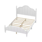 Struttura Letto in Legno Polibi con Testiera ad Arco