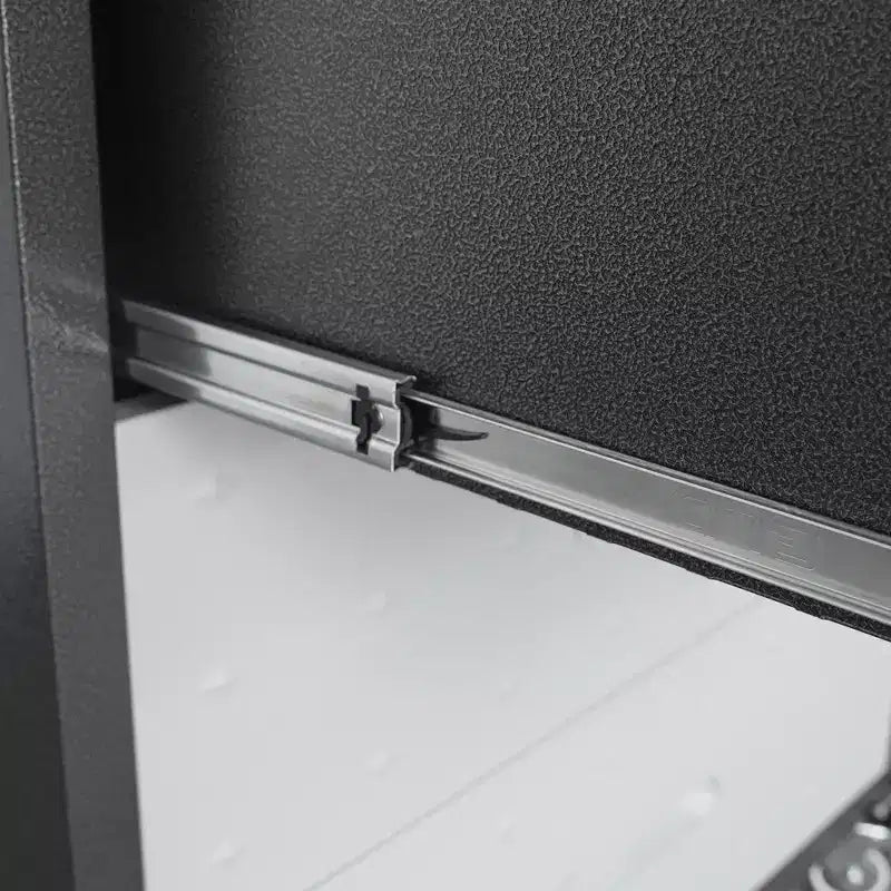 VIYET 35 Armadio in Acciaio Resistente con Ruote - Ruote Bloccabili e Corrimano Superiore, Organizzatore Mobile per Attrezzi per Garage/Casa/Ufficio/Magazzino