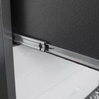 VIYET 35 Armadio in Acciaio Resistente con Ruote - Ruote Bloccabili e Corrimano Superiore, Organizzatore Mobile per Attrezzi per Garage/Casa/Ufficio/Magazzino